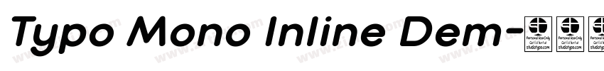 Typo Mono Inline Dem字体转换